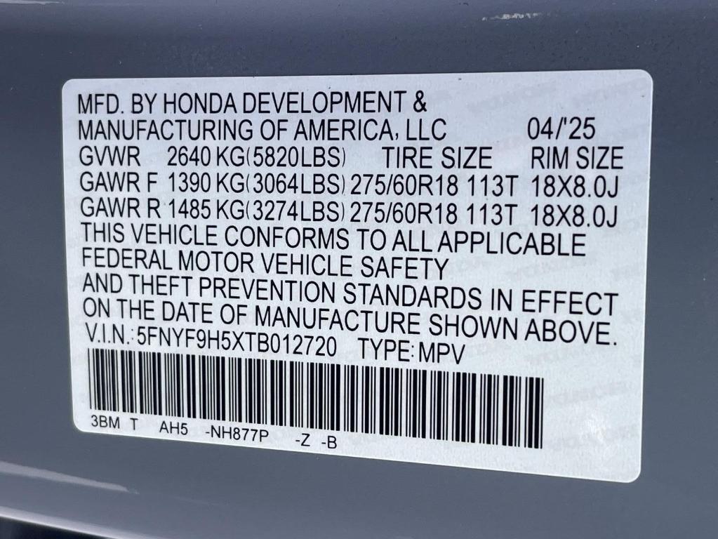 new 2026 Honda Passport car, priced at $51,555