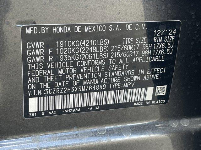 new 2025 Honda HR-V car, priced at $27,570
