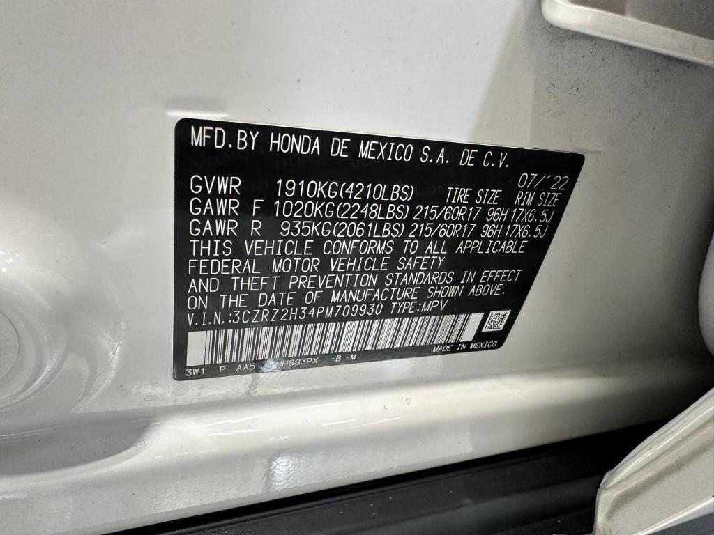 used 2023 Honda HR-V car, priced at $25,995
