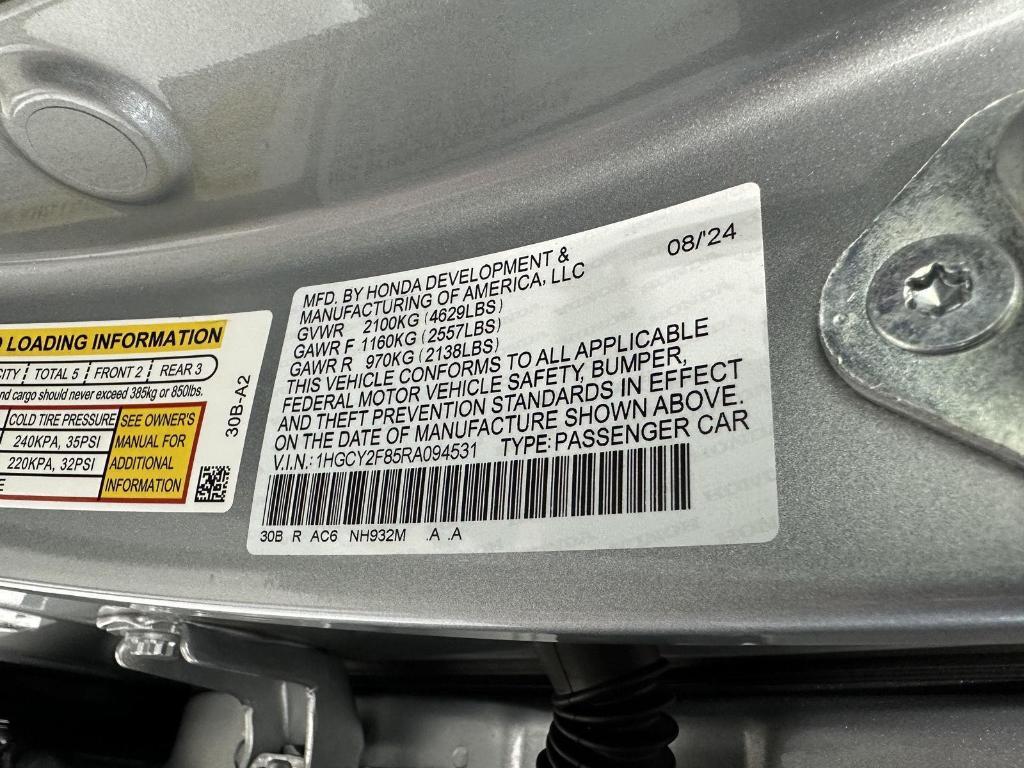 used 2024 Honda Accord Hybrid car, priced at $36,995