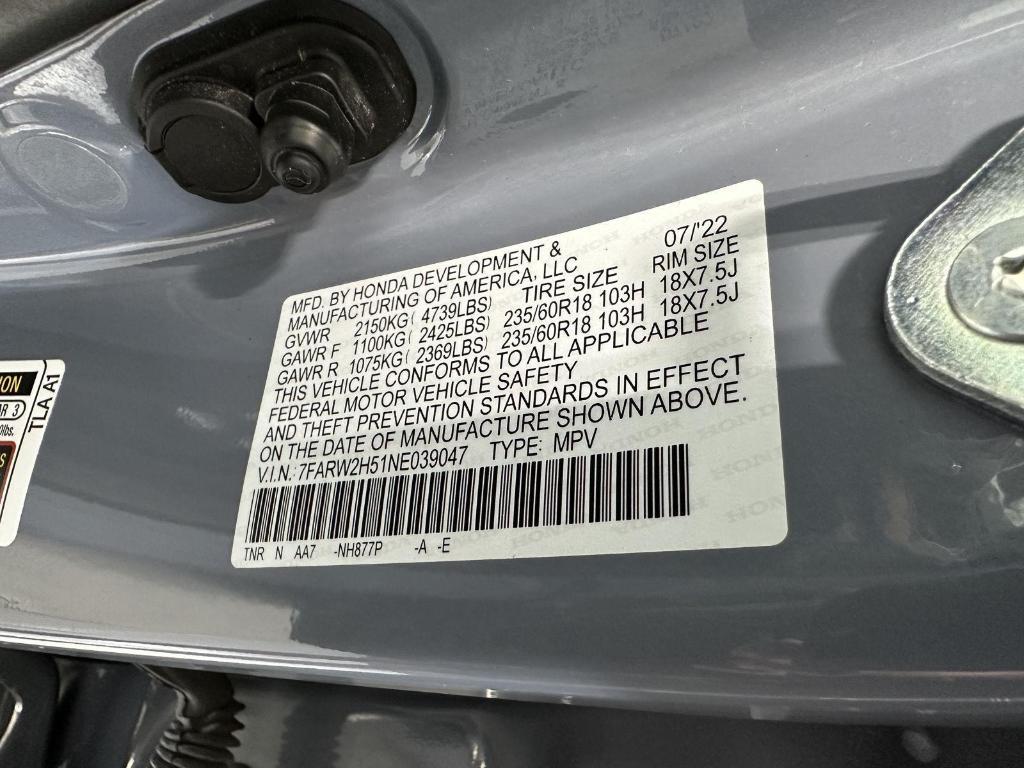 used 2022 Honda CR-V car, priced at $27,695