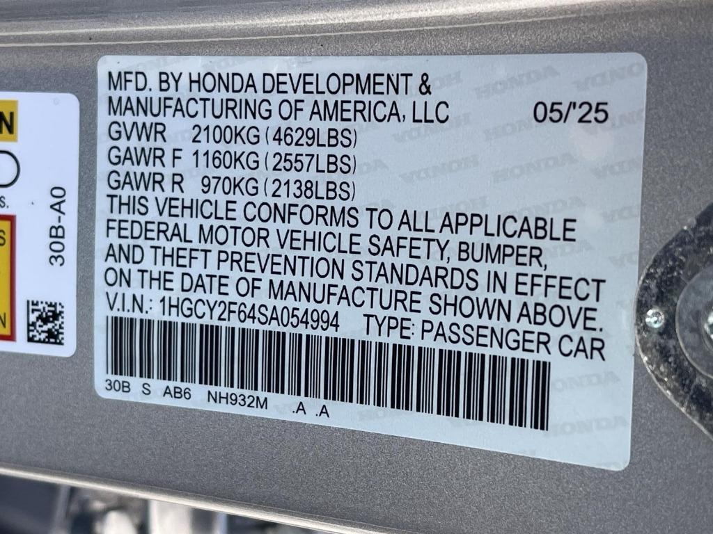 new 2025 Honda Accord Hybrid car, priced at $36,090