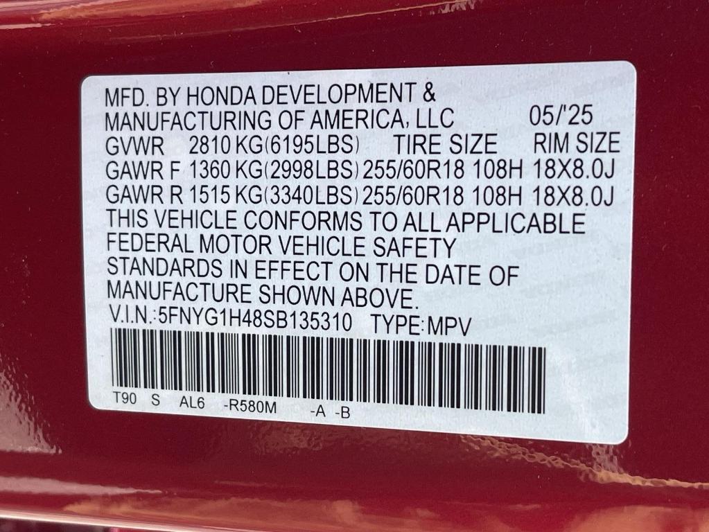 new 2025 Honda Pilot car, priced at $47,505