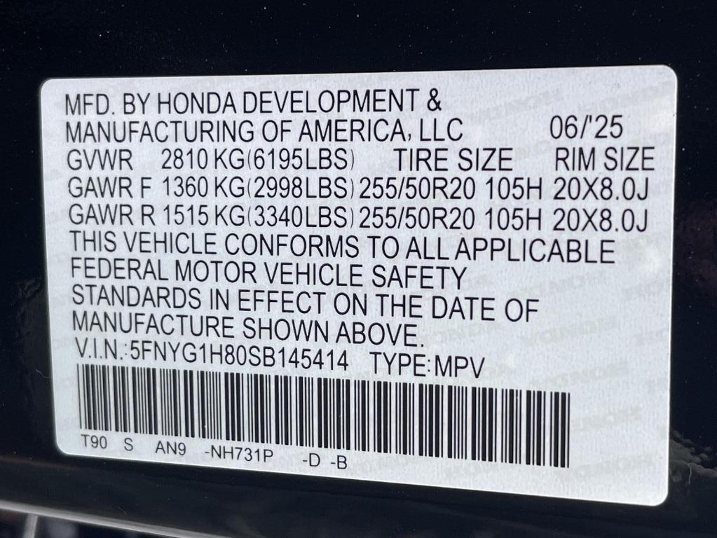 new 2025 Honda Pilot car, priced at $54,530
