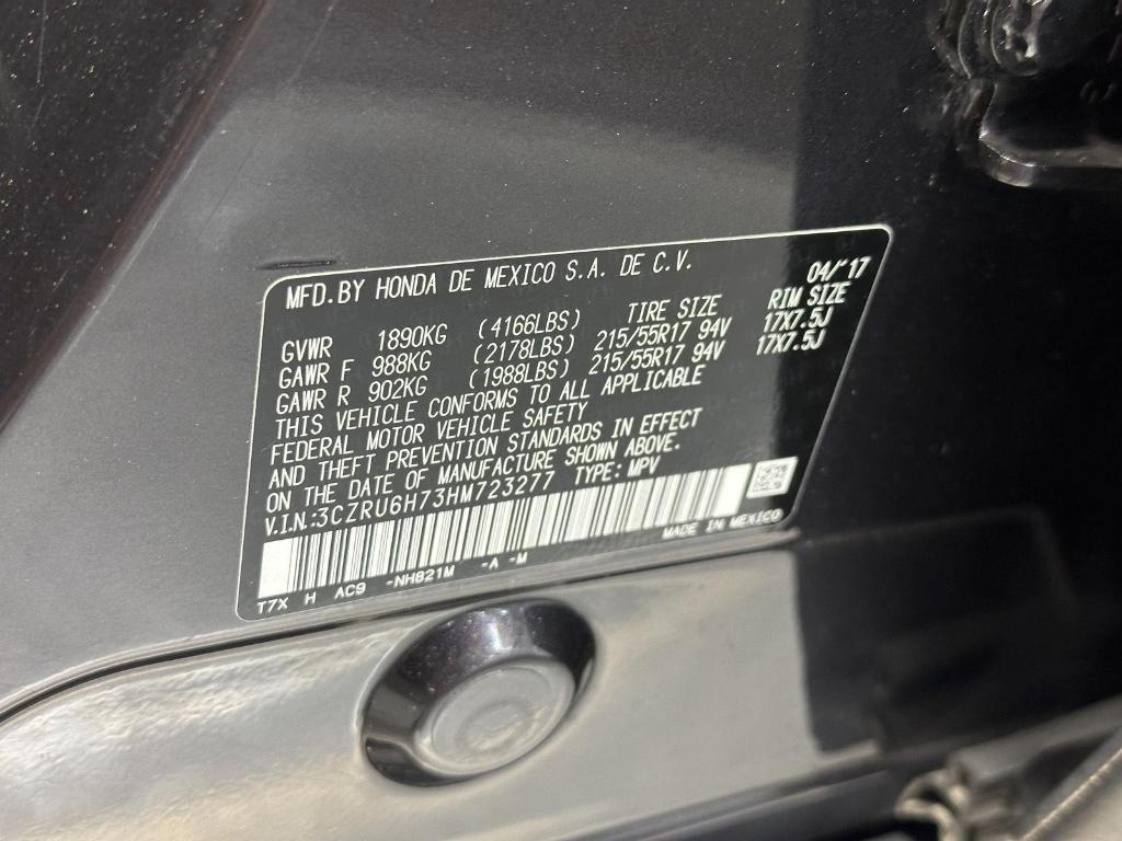 used 2017 Honda HR-V car, priced at $18,995