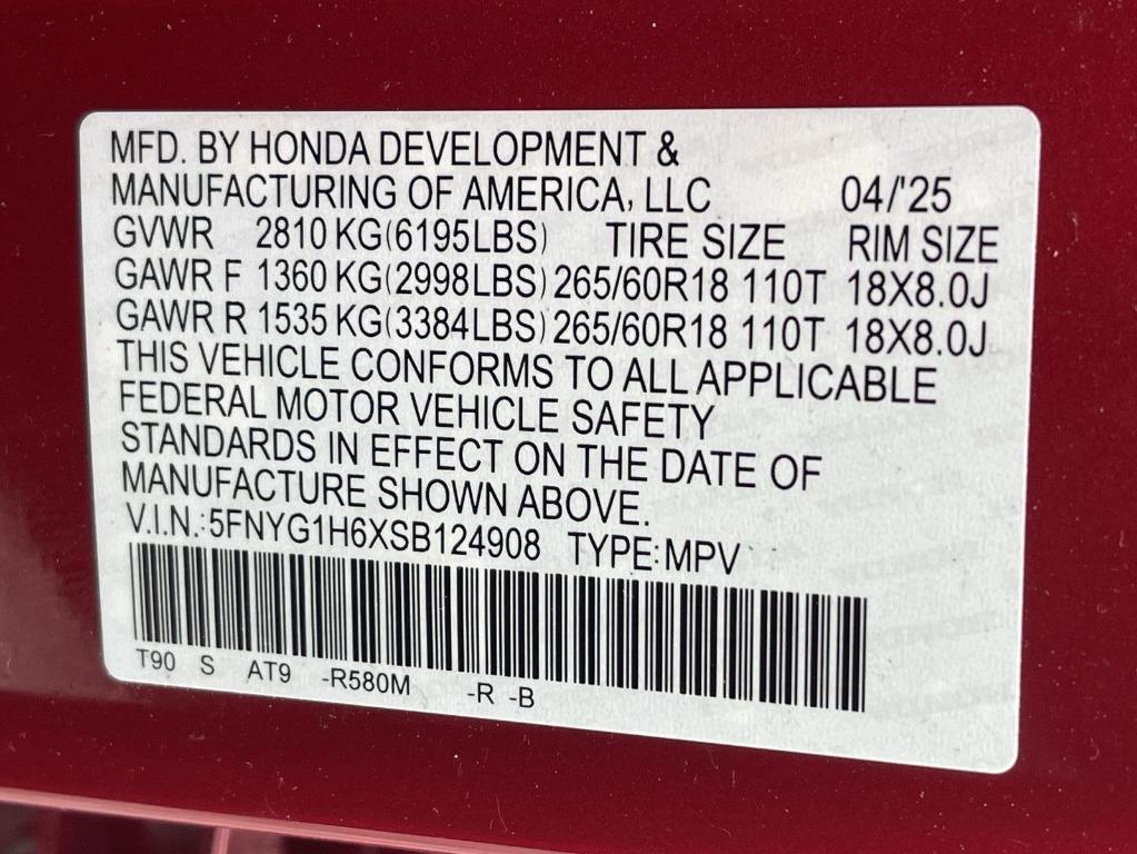 new 2025 Honda Pilot car, priced at $51,305