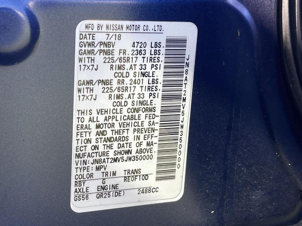 used 2018 Nissan Rogue car
