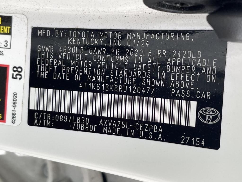 used 2024 Toyota Camry car, priced at $35,995