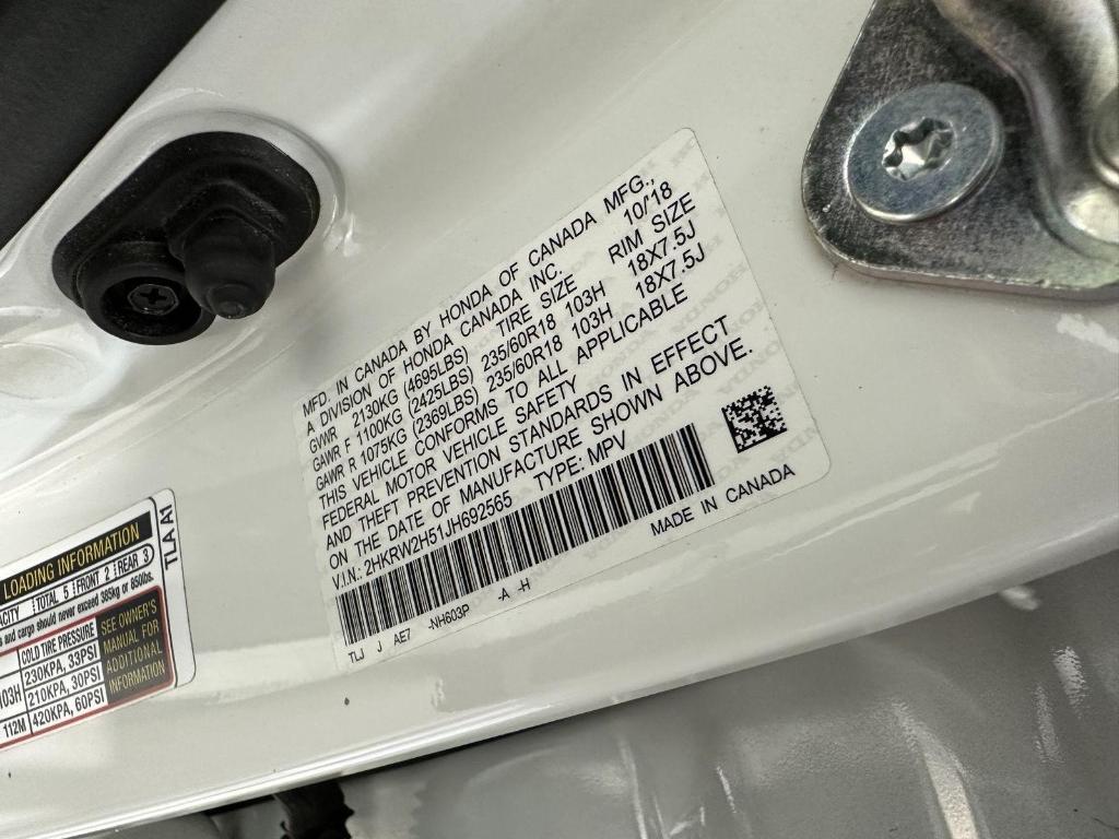 used 2018 Honda CR-V car, priced at $19,485