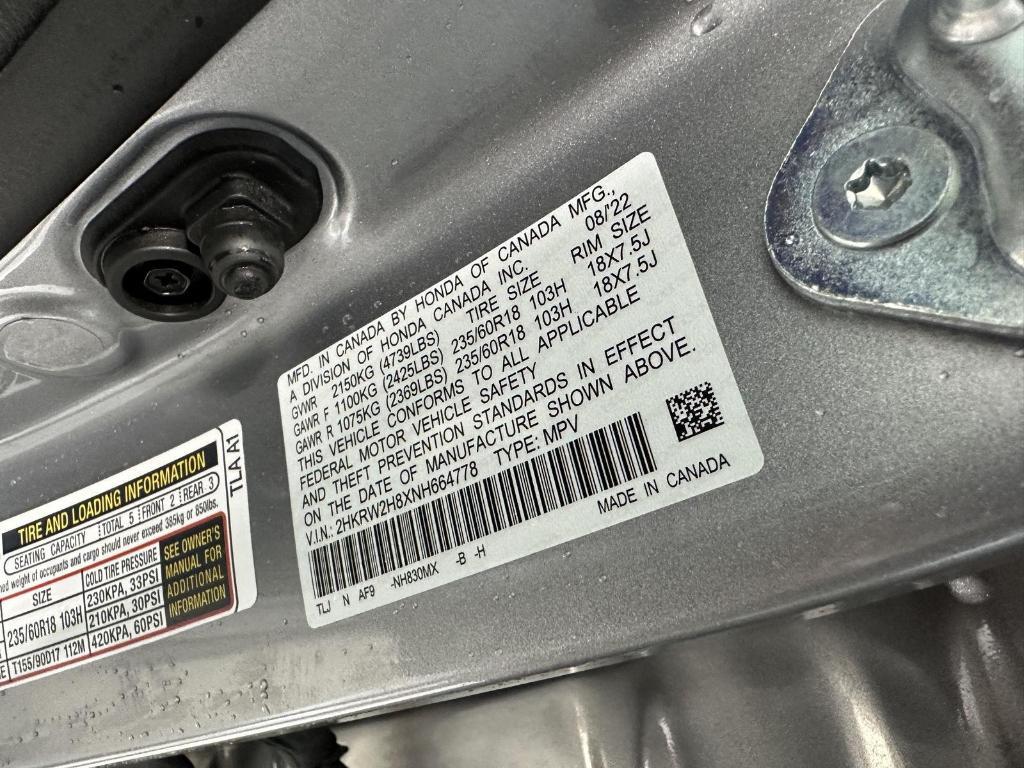 used 2022 Honda CR-V car, priced at $29,995