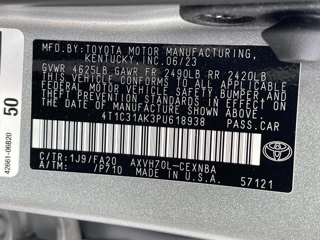 used 2023 Toyota Camry Hybrid car, priced at $27,795
