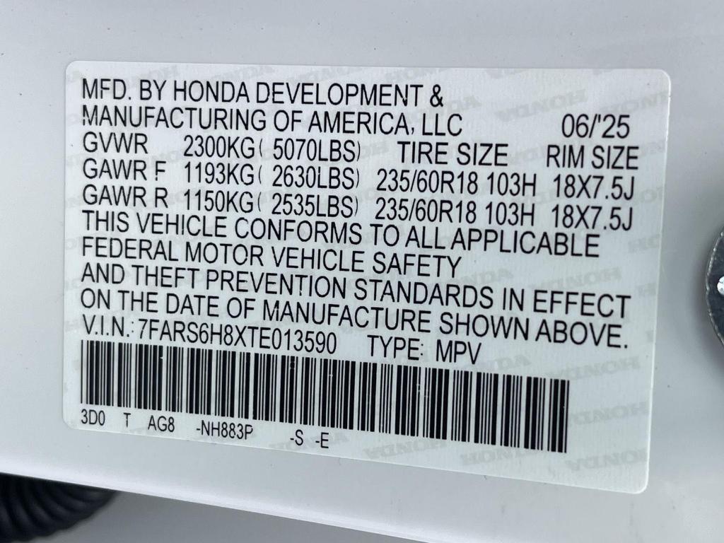 new 2026 Honda CR-V Hybrid car, priced at $42,075