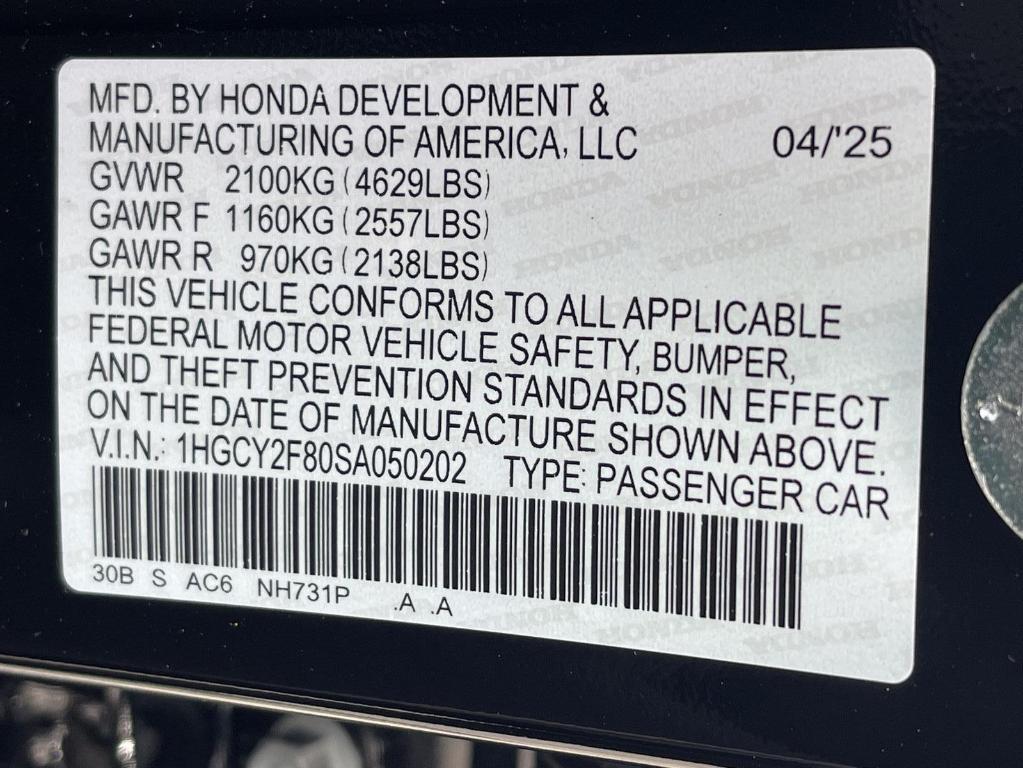 new 2025 Honda Accord Hybrid car, priced at $40,450