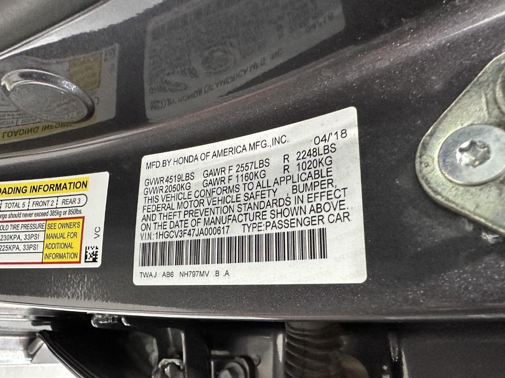 used 2018 Honda Accord Hybrid car, priced at $19,495