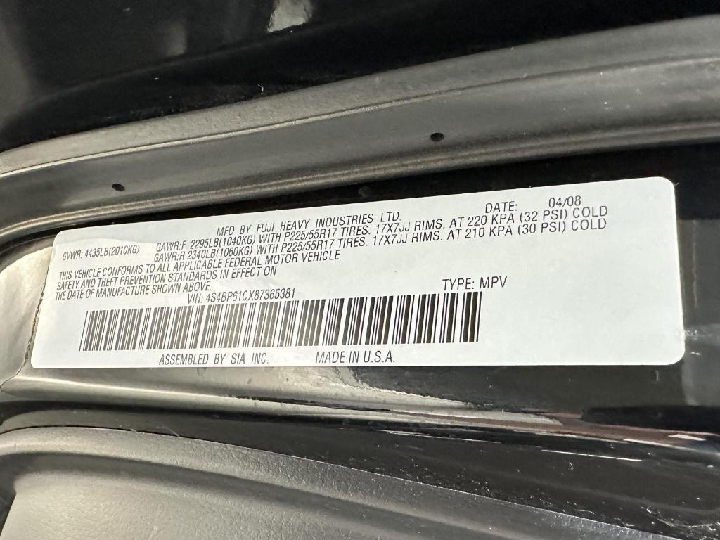 used 2008 Subaru Outback car, priced at $6,995