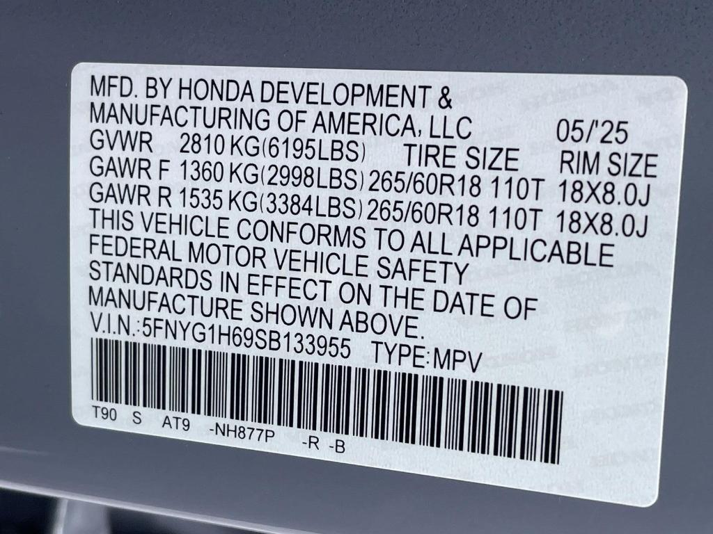 new 2025 Honda Pilot car, priced at $51,305