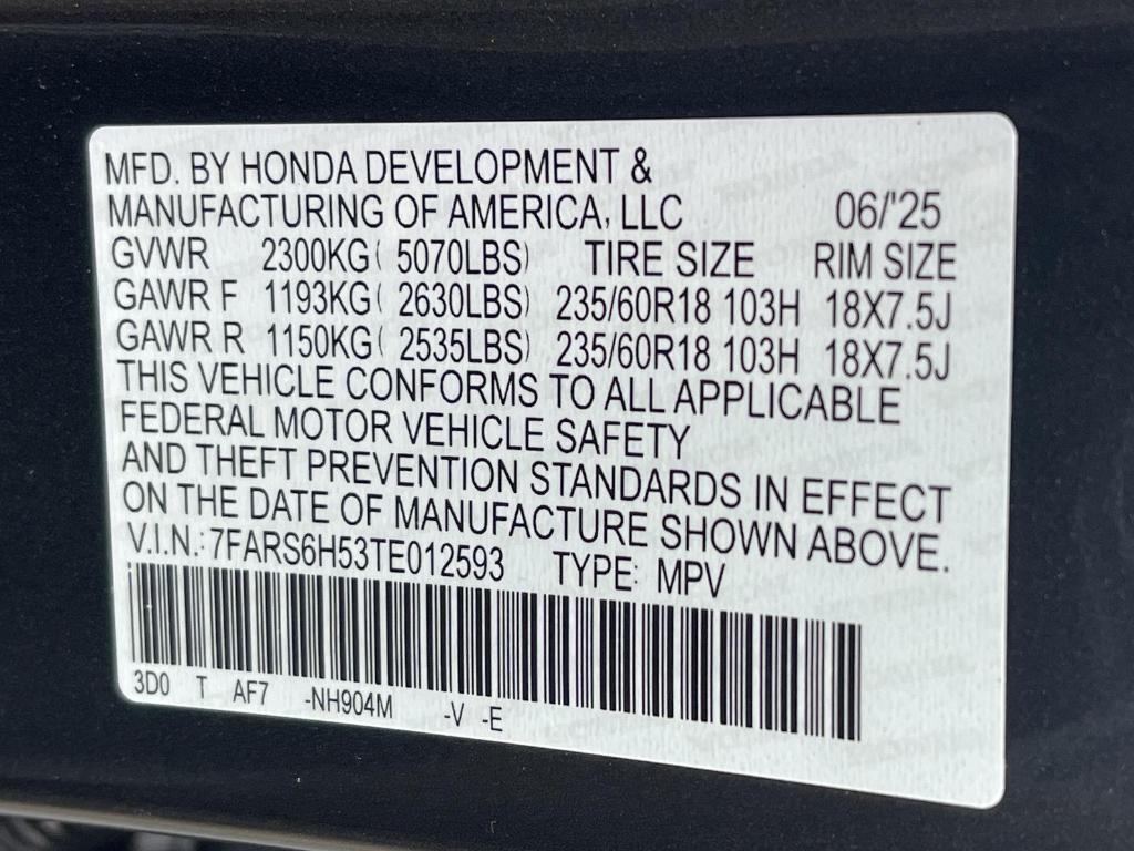 new 2026 Honda CR-V Hybrid car, priced at $38,525