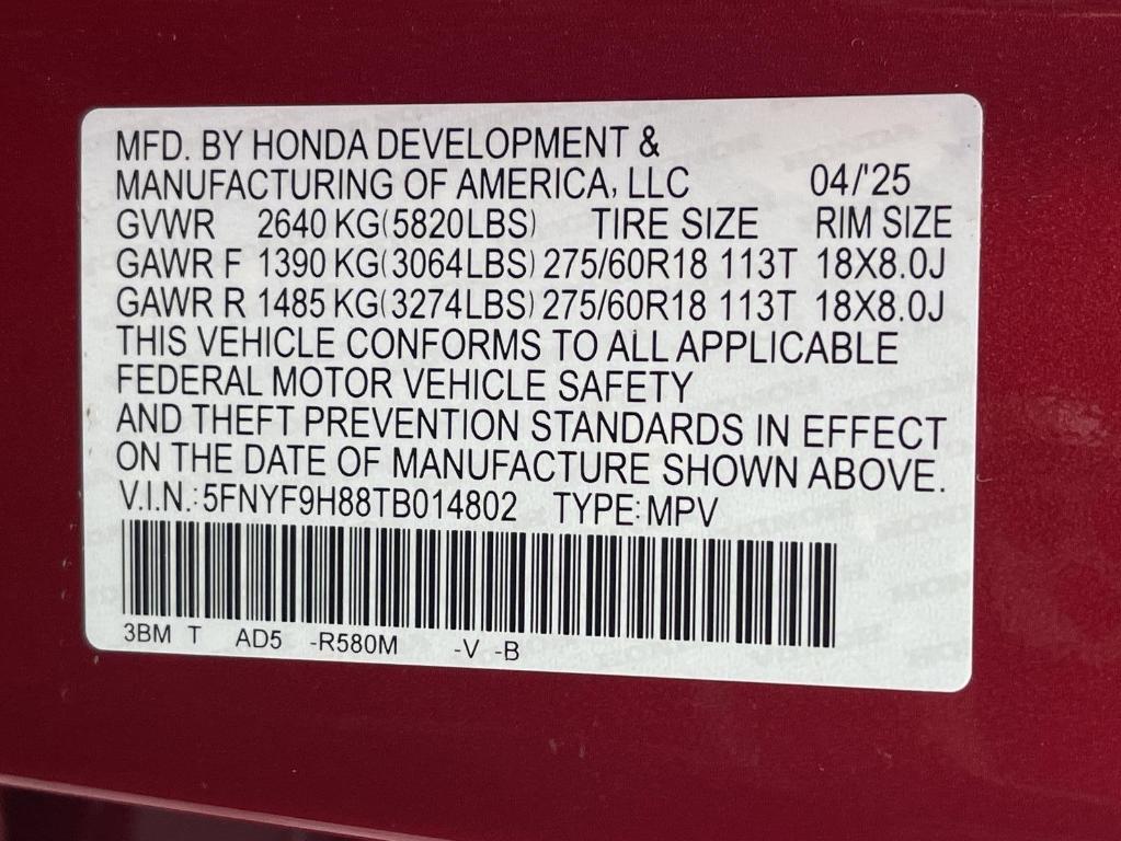 new 2026 Honda Passport car, priced at $54,355