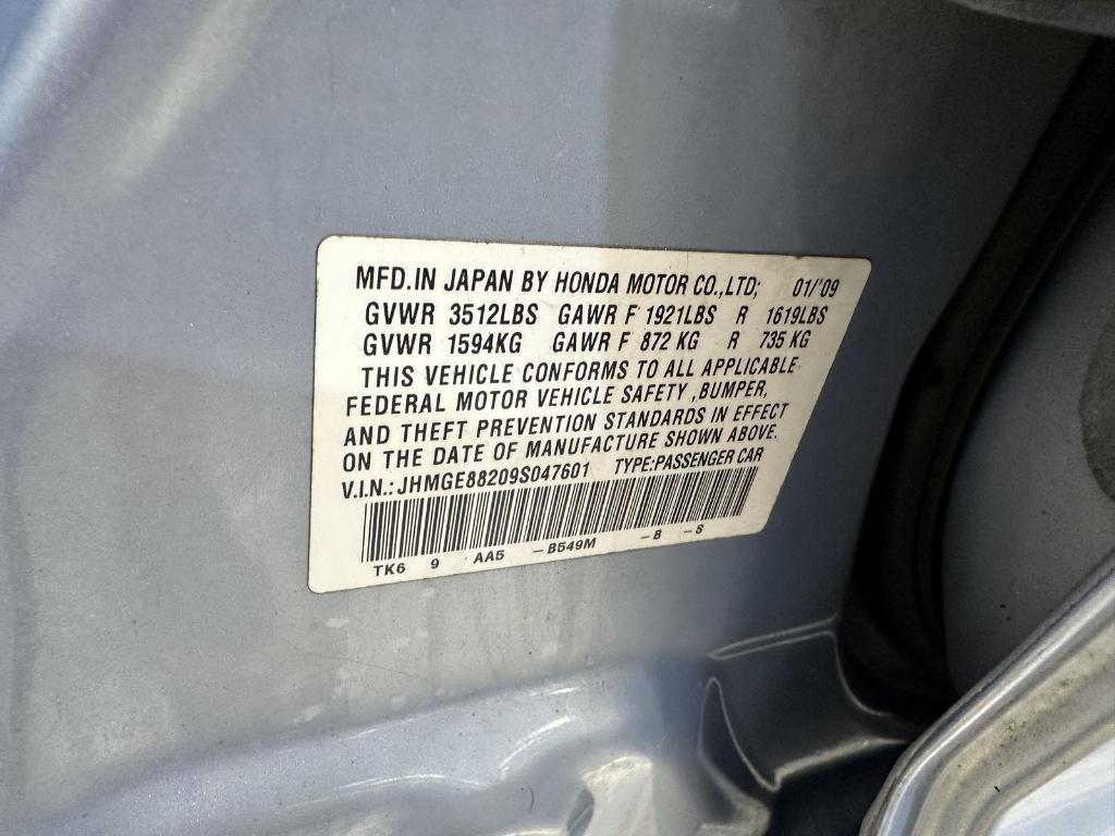 used 2009 Honda Fit car, priced at $2,695