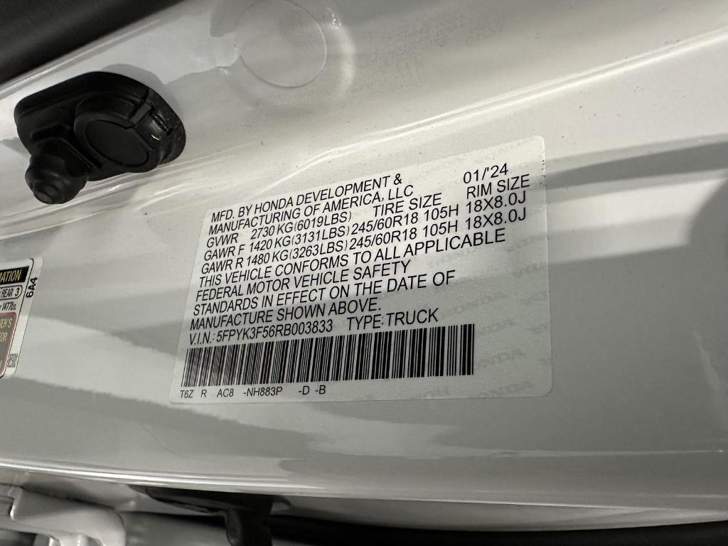 used 2024 Honda Ridgeline car, priced at $40,995