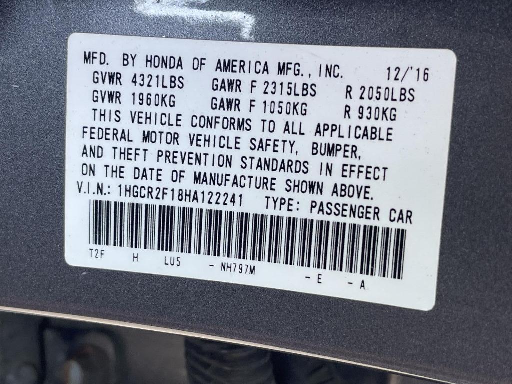 used 2017 Honda Accord car