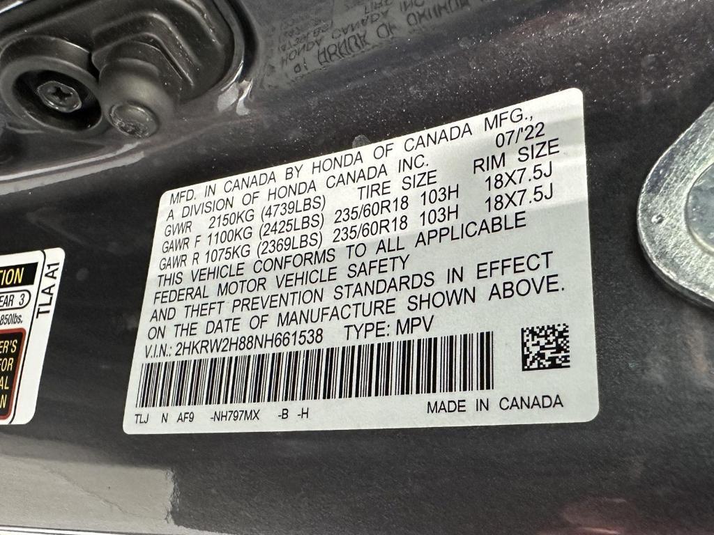used 2022 Honda CR-V car, priced at $30,995