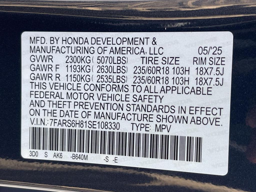 new 2025 Honda CR-V Hybrid car, priced at $40,545