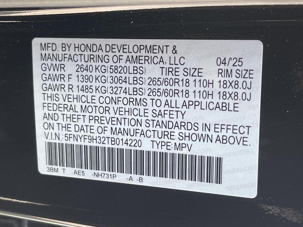 new 2026 Honda Passport car, priced at $46,200