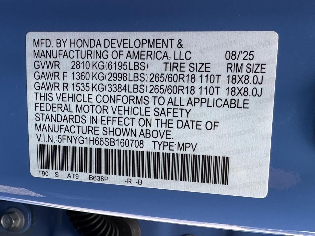 new 2025 Honda Pilot car, priced at $51,350