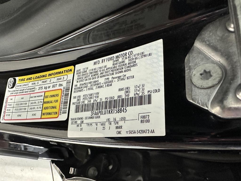 used 2019 Ford Fusion Hybrid car, priced at $12,995