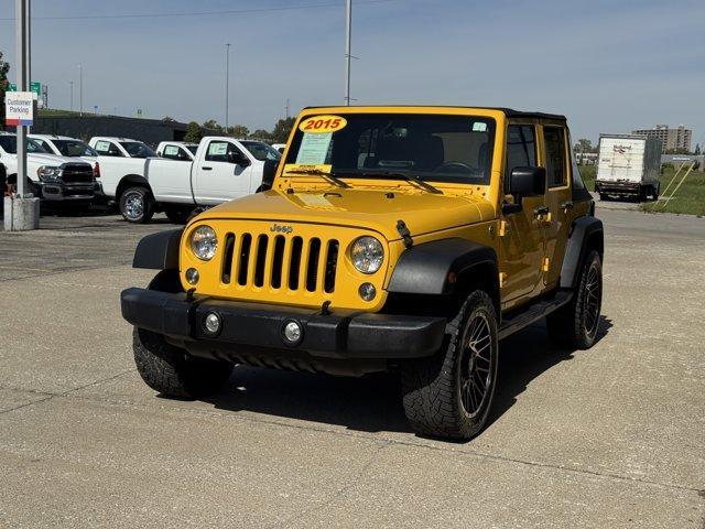 used 2015 Jeep Wrangler Unlimited car, priced at $15,950