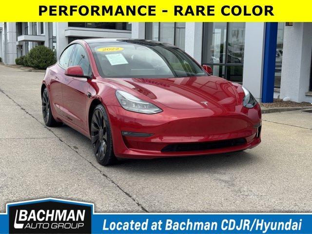 used 2022 Tesla Model 3 car, priced at $30,000