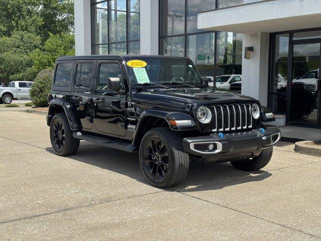 used 2022 Jeep Wrangler Unlimited 4xe car, priced at $31,500