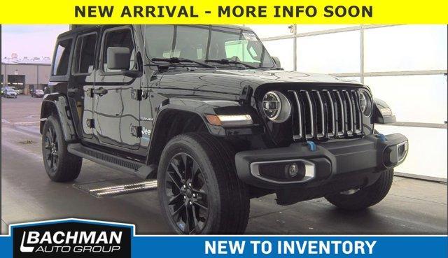 used 2022 Jeep Wrangler Unlimited 4xe car, priced at $34,500