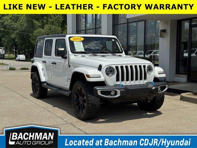used 2022 Jeep Wrangler Unlimited 4xe car, priced at $32,950