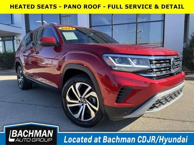 used 2021 Volkswagen Atlas car, priced at $27,450