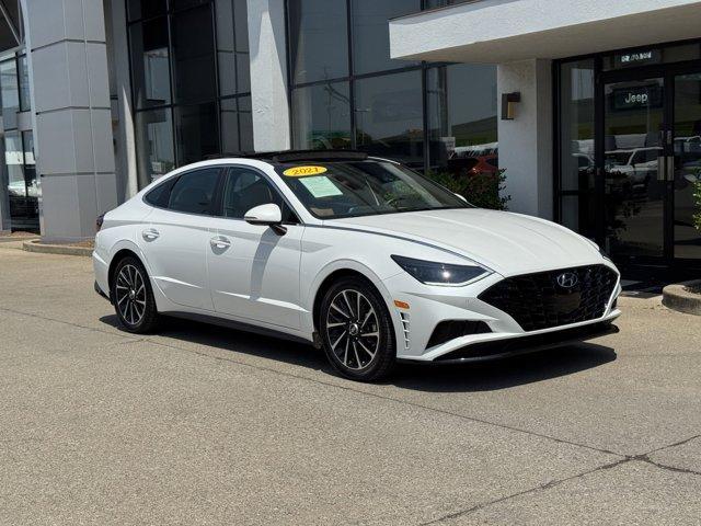 used 2021 Hyundai Sonata car, priced at $21,500