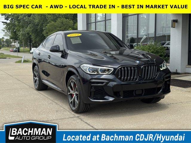 used 2022 BMW X6 car, priced at $50,000