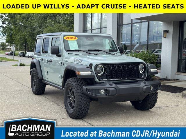 used 2024 Jeep Wrangler car, priced at $38,450