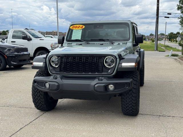 used 2024 Jeep Wrangler car, priced at $38,450