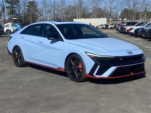 new 2025 Hyundai Elantra N car, priced at $37,345