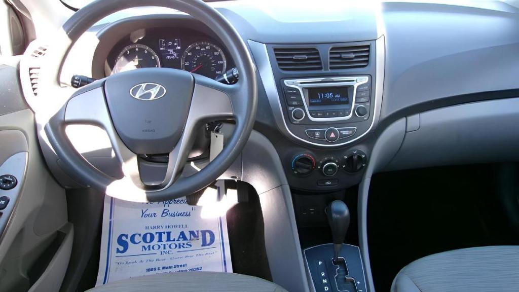 used 2016 Hyundai Accent car, priced at $4,995