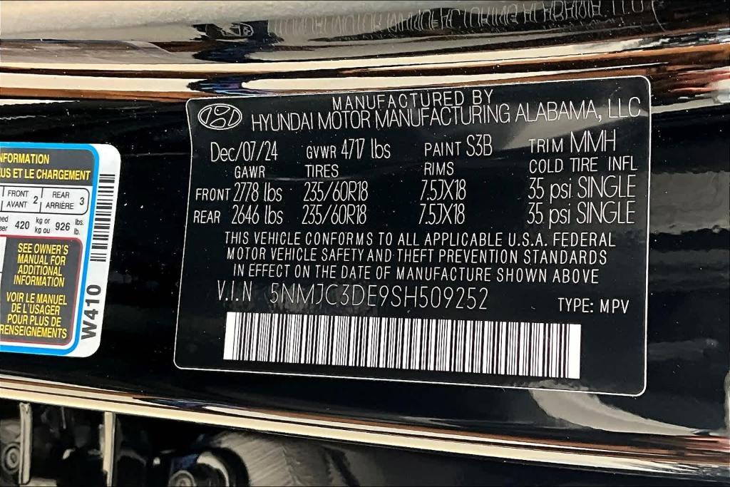 new 2025 Hyundai Tucson car, priced at $34,285