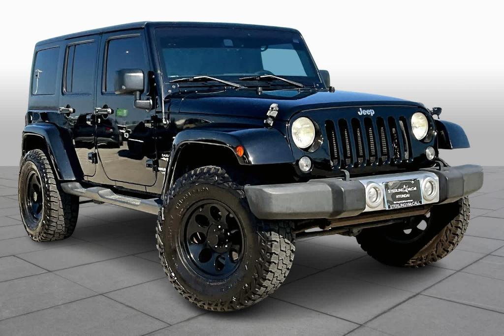 used 2015 Jeep Wrangler Unlimited car, priced at $15,661