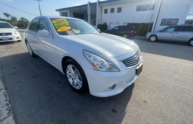 used 2012 INFINITI G37 car, priced at $8,495