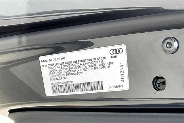 new 2025 Audi A6 car, priced at $82,940