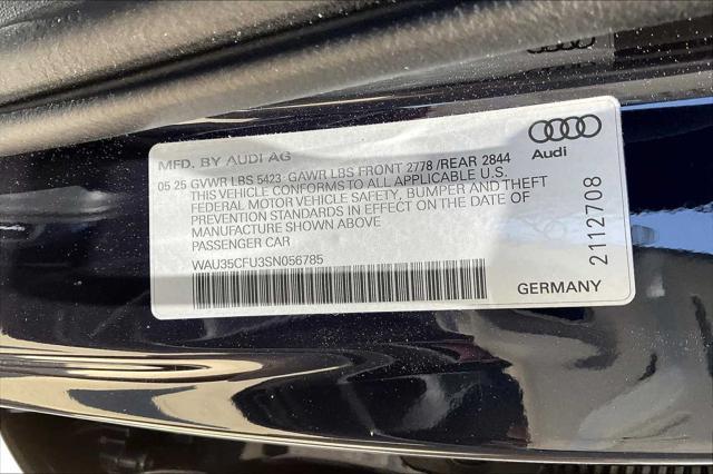 new 2025 Audi S5 car, priced at $74,585