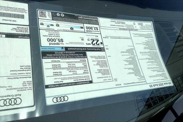 new 2025 Audi S5 car, priced at $74,585
