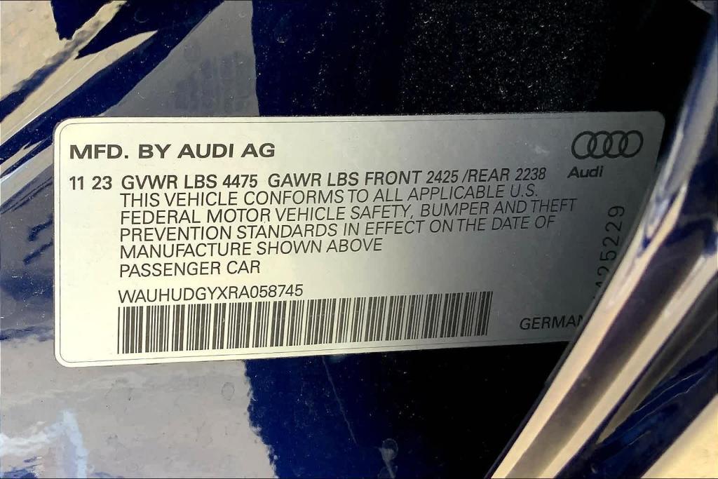 new 2024 Audi A3 car, priced at $45,963