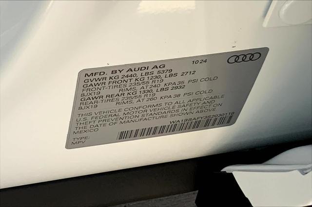 new 2025 Audi Q5 car, priced at $53,855